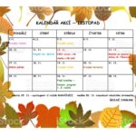 Kalendář akcí listopad